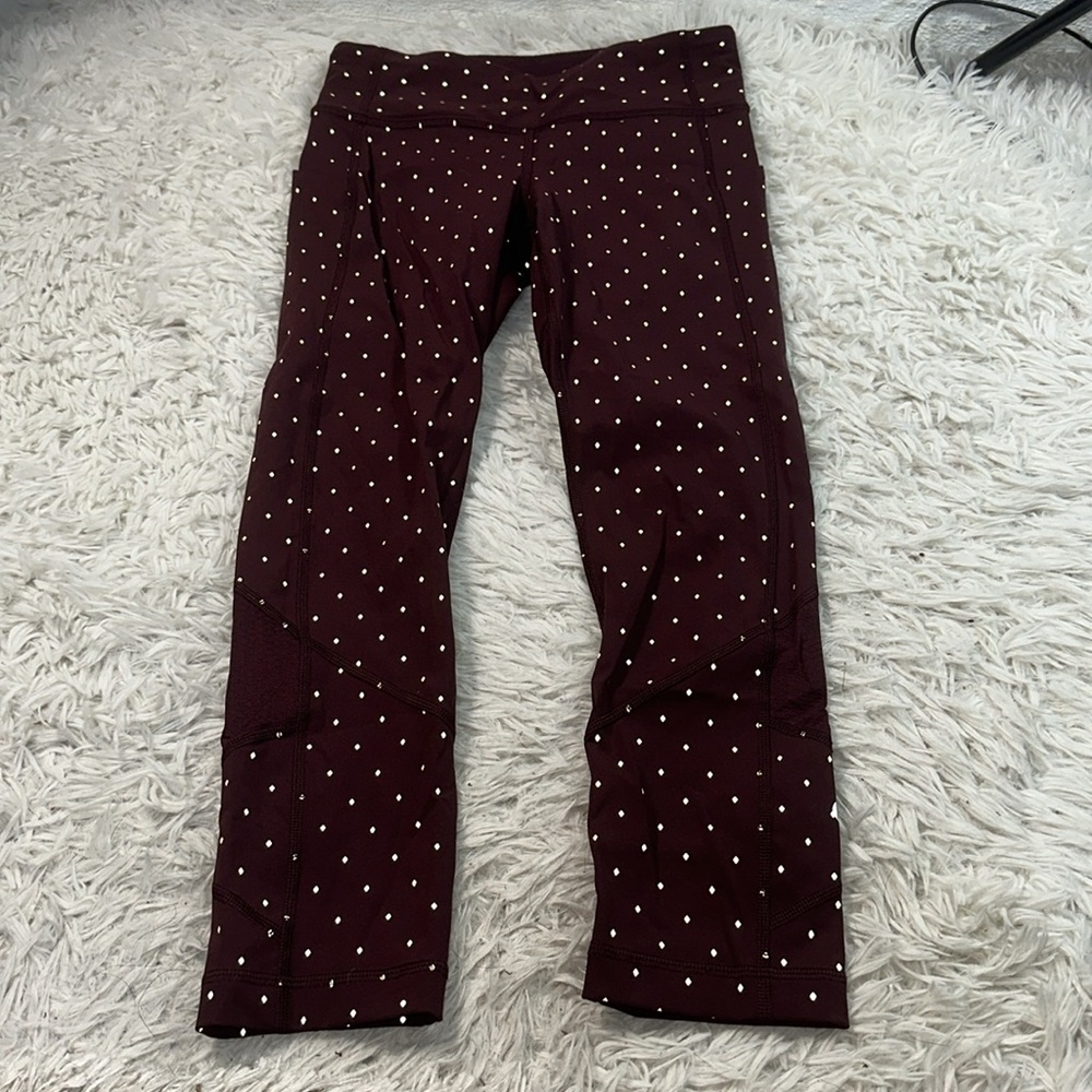 Lululemon Pace Rival Reflective Crops